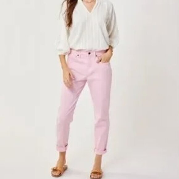 CARVE DESIGN, CARSON, PINK HI RISE JEAN, SZ 4 - Picture 1 of 8